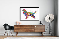 Cocker Spaniel Watercolor Print Dog Print Pet Gift Dog Love Puppy Friend Dog Poster Dog Art Customizable Animal Pet Poster Dog Poster-1140