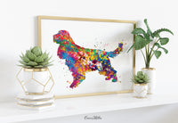 Cocker Spaniel Watercolor Print Dog Print Pet Gift Dog Love Puppy Friend Dog Poster Dog Art Customizable Animal Pet Poster Dog Poster-1140