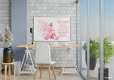 Yoga Art, Yogi, Yoga Poster, Yoga Pose, Yoga Print, Yoga Woman Watercolor, Yoga Studio, Blush Pink, Yoga Wall Decor, Yoga Gift, Yoga-2383