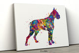 Boxer Dog, Watercolor Print, Doglover gift, Animal Print, Dog Art, Boxer Poster, Dog Poster, Animal Wall Decor, Custom Pet, Wall Hanging-944