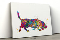 Basset Hound Dog Watercolor Dog Print Basset Hound Pet Dog Love Puppy Friend Animal Dog Pet Art Dogart Basset Hound Poster Dog Art-1442