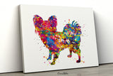 Papillon Dog Art Watercolor Dog Print Pet Gift Pet Dog Love Friend Dog Papillon Dog Puppy Gift Dog Art Wall Art Doglovers Gift Dog Print-410