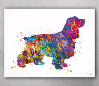 Cocker Spaniel Dog Watercolor Dog Print Cocker Gift Pet Dog Love Puppy Friend Animal Dog Pet Art Dogart Cocker Spaniel Poster Dog Art-635