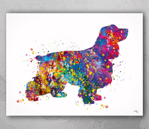 Cocker Spaniel Dog Watercolor Dog Print Cocker Gift Pet Dog Love Puppy Friend Animal Dog Pet Art Dogart Cocker Spaniel Poster Dog Art-635