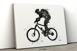 Mountain Bike Watercolor Print Dirt Bike Mountain Biker Poster Mountain Biking Stunt Racing Bike Mountain Bike Road Bike MTB Wall Art-1088