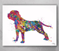Boerboel Watercolor Print Doglover Gift Pet Dog Love South African Mastiff Guard Dog Animal Dog Dogart PosterArt Security Dog Poster-1677