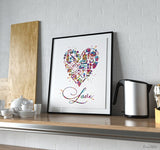 Kitchen Art Watercolor Print Eat Drink Love Set of 3 Kitchen Wall Art Housewarming Gift Food and Drink Dining Room Wall Decor Dine Room-2380