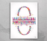 Dental Hygienist Gift Set Watercolor Print Dental Gift Decor Dentist Present Medical Art Dental Care Dentist Office Dentistry Clinic-655