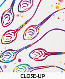 Sperms and Egg Art Watercolor Print Uterus Fertility Gynecology Medical Art Medicine Fertilization Baby OBGYN Medical Nurse Midwife-1131