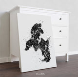 Cocker Spaniel Dog Watercolor Print Cocker Jumping Playing Bouncing Gift Pet Dog Love Puppy Pet Art Dogart Abstract Poster Dog Art-1416