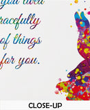 Buddha Quote Watercolor Print Wall Art Poster Buddhism Meditation Wall Decor Art Home Inspirational Quote Wall Hanging Zen Yoga Poster-2170
