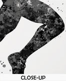 Runner Woman Watercolor Print Runner Woman Female Girl Marathon Winner Art Athlete Personalised Gift Poster Sports Running Gift Runners-2357