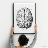 Brain Anatomy Watercolor Print Medical Art Science Art Anatomy Art Neurology Human Brain Doctor Gift Nurse Science Poster Psychological -971
