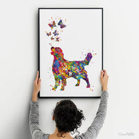 Golden Retriever Watercolor Dog Print Pet Gift Pet Dog Love Puppy Friend Dog Poster Dog Art Customizable Animal Pet Poster Dog Poster-1748