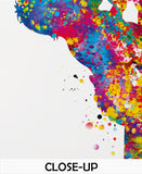 Mother and Daughter, Mother and Son, Mother and Baby, Mother and Children, Mother and Kids, Watercolor Print New Mum Baby Shower Midwife-830