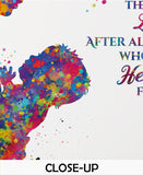 Mother and Baby Quote Watercolor Print Mother and Son Mother and Daughter Mother and Children Mother and Kids Baby Shower No one Else-1668