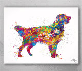 Golden Retriever Watercolor Dog Print Pet Gift Pet Dog Love Puppy Friend Dog Poster Dog Art Customizable Animal Pet Poster Dog Poster-1139