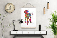 Hungarian Vizsla Dog Portrait Watercolor Print Magyar Dog Pet Gift Dog Love Puppy Friend Dog Art Custom Poster Vizsla Poster Dogart-1445