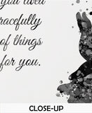 Buddha Quote Watercolor Print Wall Art Poster Buddhism Meditation Wall Decor Art Home Inspirational Quote Wall Hanging Zen Yoga Poster-2170