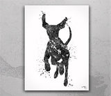 Hungarian Vizsla Dog Watercolor Print Magyar Dog Pet Gift Dog Love Puppy Friend Dog Art Customizable Animal Poster Vizsla Poster Dogart-1450
