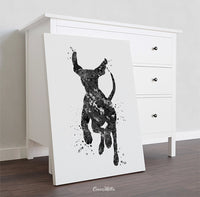 Hungarian Vizsla Dog Watercolor Print Magyar Dog Pet Gift Dog Love Puppy Friend Dog Art Customizable Animal Poster Vizsla Poster Dogart-1450
