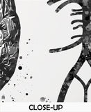 Circle Of Willis Watercolor Print Arteries Brain Medical Art Neurologist Office Wall Art Neurology Cerebral Neuroscience Wall Hanging-362