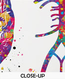 Circle Of Willis Watercolor Print Arteries Brain Medical Art Neurologist Office Wall Art Neurology Cerebral Neuroscience Wall Hanging-362