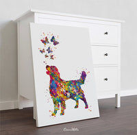 Golden Retriever Watercolor Dog Print Pet Gift Pet Dog Love Puppy Friend Dog Poster Dog Art Customizable Animal Pet Poster Dog Poster-1748