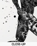 Runners Watercolor Print Canvas Runner Woman Man Couple Marathon Winner Gift Sport Poster Motivational Inspirational Running Gift-1382