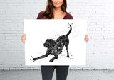 Labrador Dog Watercolor Dog Print Pet Gift Pet Dog Love Puppy Friend Dog Poster Dog Art Doglover Gift Animal Labrador Poster Dog Poster-952