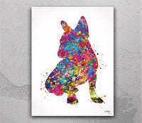 French Bulldog Watercolor Print Set of 3 Frenchie print Bouledogue Francais Art Gift Pet Dog Love Friend Animal Doglover Poster Dog Art-1556