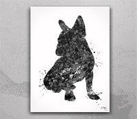 French Bulldog Watercolor Print Set of 3 Frenchie print Bouledogue Francais Art Gift Pet Dog Love Friend Animal Doglover Poster Dog Art-1556