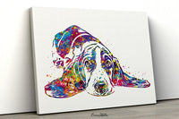 Basset Hound Dog Watercolor Dog Print Basset Hound Pet Dog Love Puppy Friend Animal Dog Pet Art Dogart Basset Hound Poster Dog Art-1444