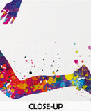 Runner Woman Watercolor Print Runner Woman Female Girl Marathon Winner Art Athlete Personalised Gift Poster Sports Running Gift Runners-1499