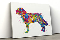 St Bernard Dog Watercolor Art Print Gift Pet Add Best Doglover Gift Pet Housewarming Gift Poster Dog Art Pet Loss Wall Hanging Wall Art-662