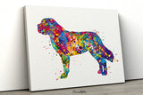 St Bernard Dog Watercolor Art Print Gift Pet Add Best Doglover Gift Pet Housewarming Gift Poster Dog Art Pet Loss Wall Hanging Wall Art-662