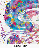 Brain Cranial Nerves Watercolor Print Medical Art Cabinet Neurologist Office Wall Art Neurology Human Brain Neuroscience Wall Hanging-173