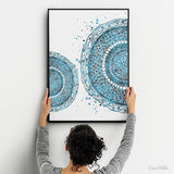 Cross Section of Human Hair Watercolor Print Skin Histology Dermatology Art Medical Art Dermatologist Gift Clinic Decor Hair Cell Art-1153