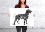 Swiss Mountain Dog Watercolor Print Greater Swiss Mountain Dog Personelized Memorial Gift Pet Berner Dog Doglover Gift Pet Animal Art-1595