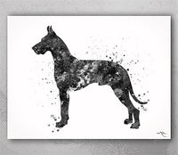 Great Dane Dog Watercolor Print Great Dane Gift Pet Dog Love Puppy Friend Animal Dog Dogart Great Dane Poster Dog Art Great Dane Art-1162