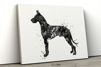 Great Dane Dog Watercolor Print Great Dane Gift Pet Dog Love Puppy Friend Animal Dog Dogart Great Dane Poster Dog Art Great Dane Art-1162