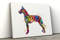 Great Dane Dog Watercolor Print Great Dane Gift Pet Dog Love Puppy Friend Animal Dog Dogart Great Dane Poster Dog Art Great Dane Art-1162