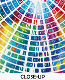 DNA Genome Sequence Map Art Watercolor Print Molecule Medical Wall Art Science Genetic Office Clinic Laboratory Biology Abstract Art-2570 - CocoMilla