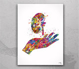 Kidney Transplant Watercolor Print Nephrology Organ Donor Gift Gift Dialysis Nurse Medical Art Transplant Survivor Hemodialysis Gift-2586