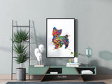 Yorkshire Terrier Watercolor Print Yorkie Art Print Terrier Art Gift Pet Dog Lover Gift Puppy Poster Wall Art Dog Art Housewarming Gift-552