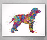 Irısh Water Spaniel Dog Watercolor Print Pet Gift Pet Dog Love Puppy Friend Dog Poster Dog Art Dog Wall Art Doglover Gift Animal Poster-1439