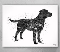 Labrador Dog Watercolor Print Pet Loss Art Gift Dog Love Puppy Friend Dog Poster Dog Art Personelized Gift Animal Poster Dog Art Poster-773