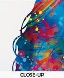 Mother and Son Watercolor Print Parent Gift Family Mother and Children Mother and Kids Mum Baby Shower Motherhood Gift Nursery Wall Art-392