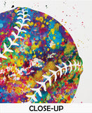 Softball Player Girl Watercolor Print Set Player Female Woman Pitcher Catcher Print Set Baseball Poster Gift Sport Girls Room Wall Art-2748