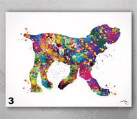 Italian Spinone Watercolor Print Personelized Memorial Gift Pet Spinone Italiano Doglover Gift Pet Animal Spinone Dog Poster Dog Art-1589